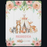 Chic Tribal Boho Niedlich Woodland Animals Teepe iPad Hülle<br><div class="desc">c) Das glückliche Cat Studio</div>
