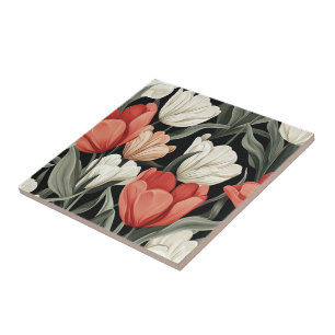 Chic Tulip Keramik Fliesen für Wellness-Center-Sti