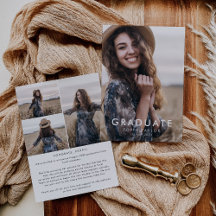 Chic Typografy Message Foto Collage Abschluss