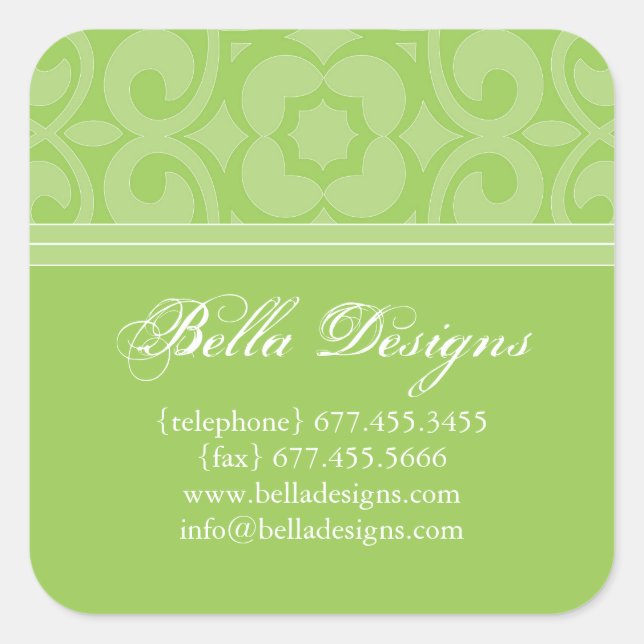 Chic Umschlag Aufkleber Stickers (Vorderseite)