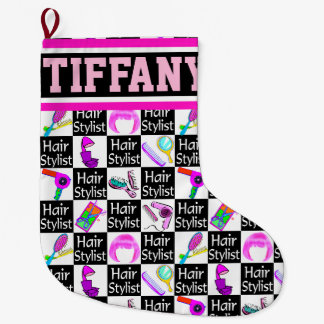 CHIC UND EINZIGARTIGER PERSONALISIERT HAIR-STYLIST GROßER WEIHNACHTSSTRUMPF
