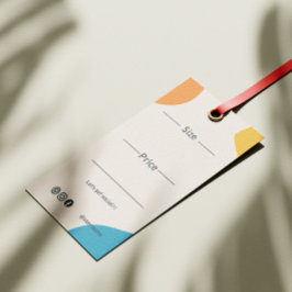 Chic und trendige Design-Produktverpackung Hang Ta