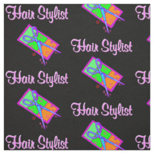 CHIC UND TRENDY HAIR STYLIST UND SCHÖN STOFF