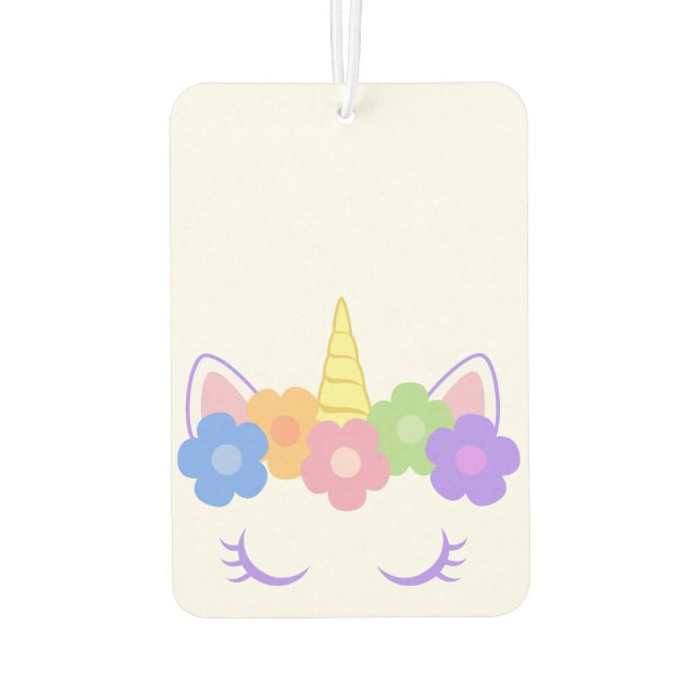 Chic Unicorn Autolufterfrischer (Rückseite)