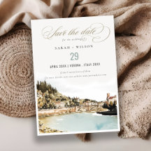 Chic Verona Adige Fluss Italien Wasserfarbe Italie