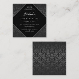 Chic Vintage Geburtstagskarte Begleitkarte