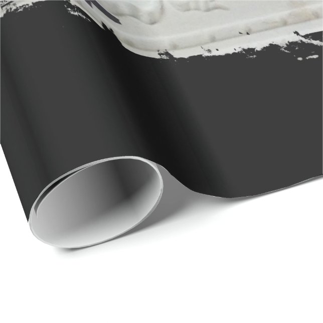 Chic-Vintager Schuh Geschenkpapier (Rolleneckpunkt)