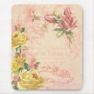Chic Vintages BlumenMousepad Mousepad