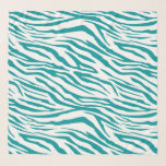 Chic Viridian Green Zebra Muster Schal<br><div class="desc">Chic Chiffonschal mit einem stylischen viridianisch grünen Zebramuster auf weißem Hintergrund. Elegantes und modernes Design. Exklusiv für Sie entworfen von Happy Dolphin Studio. Wenn Sie Hilfe oder passende Produkte benötigen,  kontaktieren Sie uns bitte unter happydolphinstudio@outlook.com.</div>