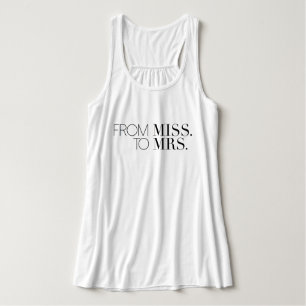 Chic von Miss zu Mrs.   Braut Tank Top