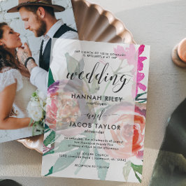 Chic Watercolor Floral Wedding