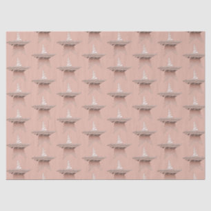Chic Weihnachtsmetall Rose Goldstar Kastanie Seidenpapier