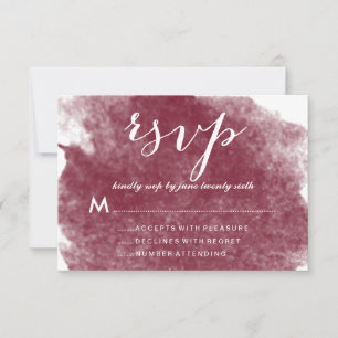 CHIC-WEINwatercolor-HOCHZEITS-UAWG-KARTEN RSVP Karte