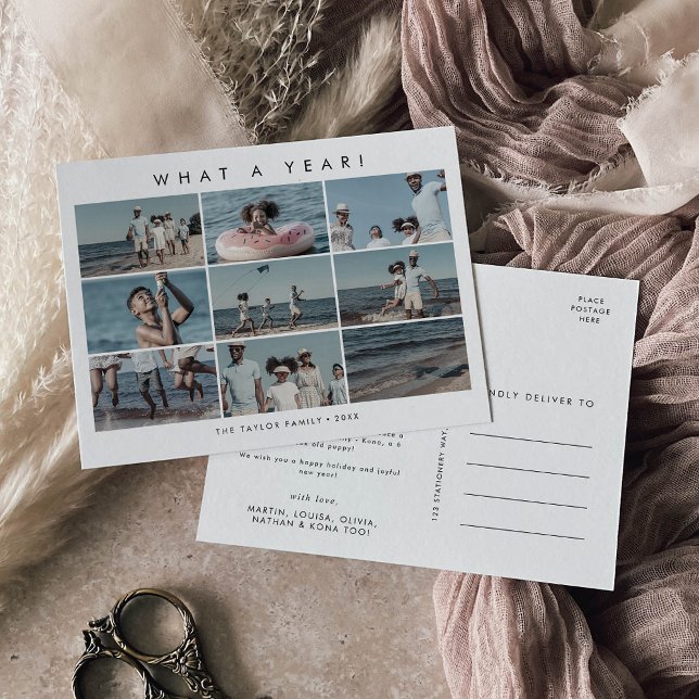 Chic What A Year 10 Foto Collage Weihnachten (Von Creator hochgeladen)