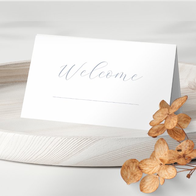 Chic White Floral Vielen Dank für Ihr Hochzeitstis Platzkarte (Von Creator hochgeladen)