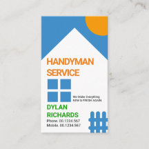 Chic White House Picket Fence Motif Handyman