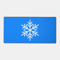 Chic White Nordic Snowflake am Hellblauen Alpen