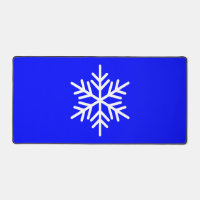 Chic White Nordic Snowflake on Royal Alpine