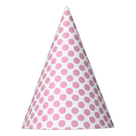 Chic White Party Hut mit Shiny Light Pink Docks Partyhütchen