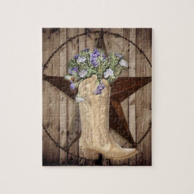 Chic-Wildblume-Texas-Stern-Westernlandcowgirl (Vertikal)