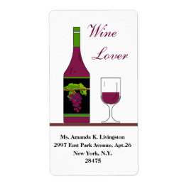 CHIC WINE LABEL_WINE LOVER