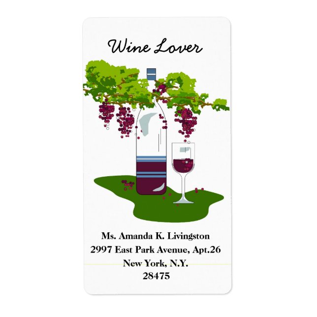 CHIC WINE LABEL_WINE LOVER (Vorne)