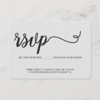 Chic Wir haben reservierte Plätze für Sie Vorlage