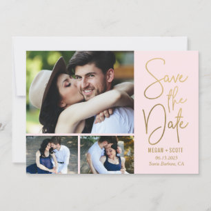Chic Writing EDITABLE COLOR Save the Date Card Feiertagskarte