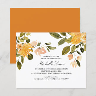 Chic Yellow green floral Wedding Brautparty