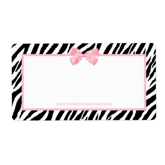 Chic Zebra Print Boutique Light (Vorne)