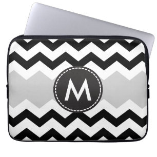 Chic Zickzack Stripes Muster Laptopschutzhülle