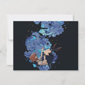 Chica al vacío postkarte