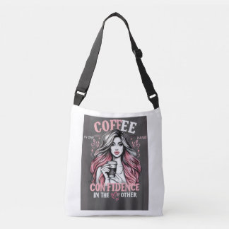 Chica del café tragetaschen mit langen trägern
