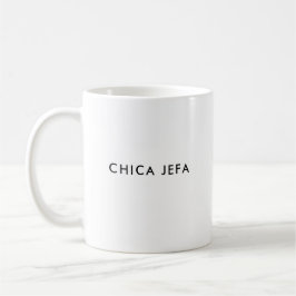 Chica Jefa | Girl Boss | Spanisch-Tasse Kaffeetasse