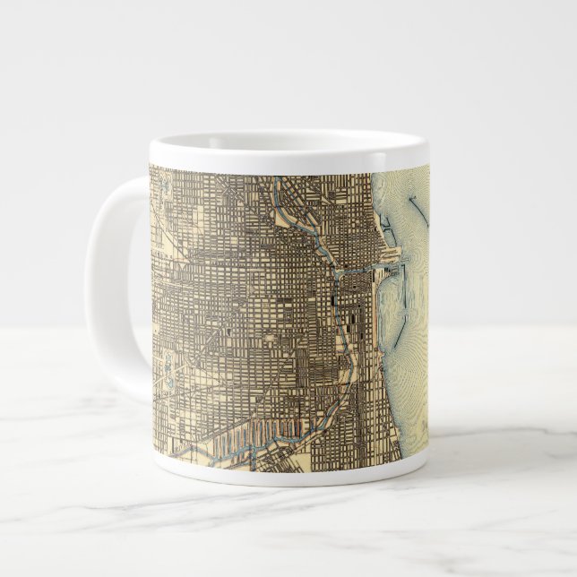 Chicage 1889 Tasse (Vorderseite Links)