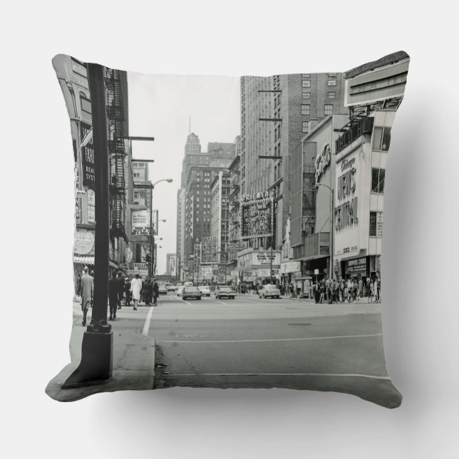 Chicago 1960er Jahre Randolph Street Oriental Thea Kissen (Vorderseite)