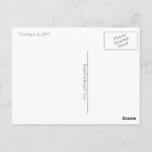 Chicago 2017 postkarte
