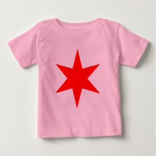 Chicago 6-zackiger Stern Baby T-shirt