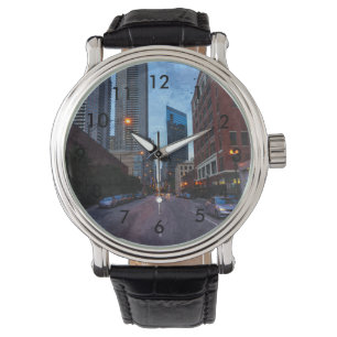 Chicago Abend Drive Armbanduhr