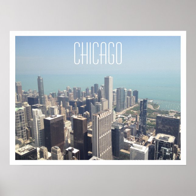 Chicago Aerial View Poster (Vorne)
