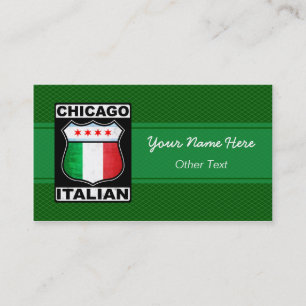 Chicago American Custom Business Cards Visitenkarte