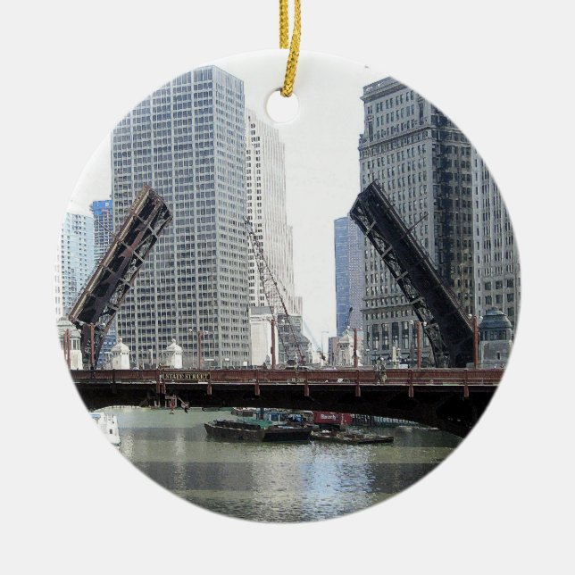 Chicago… Andenken Keramikornament (Vorne)