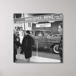 Chicago-Auto-Show-MERCEDES-BENZautomobil 1963 Leinwanddruck