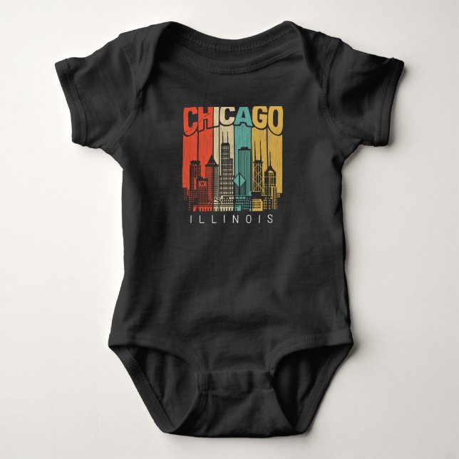 Chicago Baby Strampler (Vorderseite)