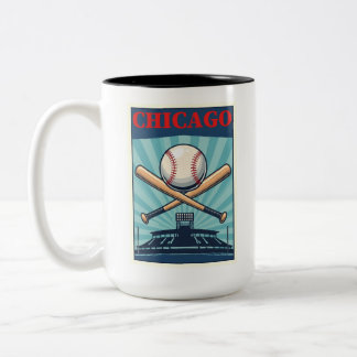 Chicago Baseball-Coffee Cup Zweifarbige Tasse