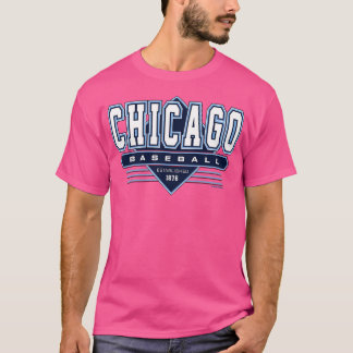 Chicago Baseball Retro Vintage Cubs Inspirierte 90 T-Shirt