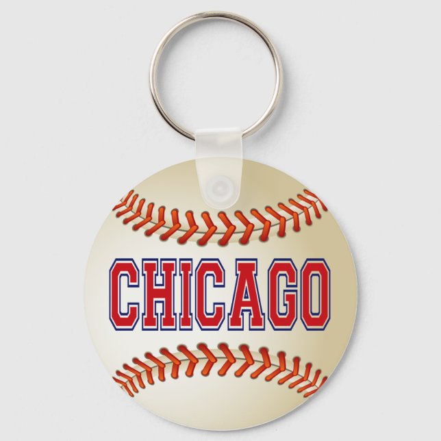 CHICAGO BASEBALL SCHLÜSSELANHÄNGER (Vorderseite)