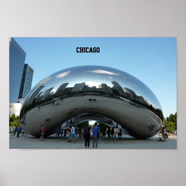 Chicago Bean Landmark Poster (Vorne)