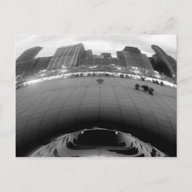 Chicago Bean Postkarte (Vorderseite)