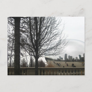 Chicago Bean Postkarte